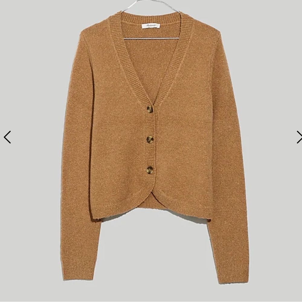 Madewell Haskell Crop Cardigan and Matching Tank Top - Set